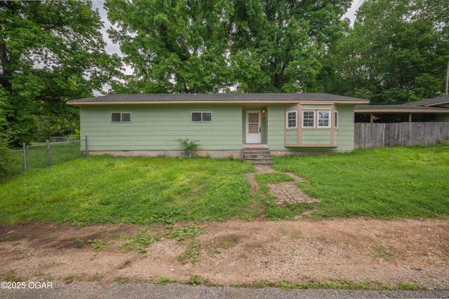 645 Worth St, Granby, MO 64844 - view of ranch-style home
