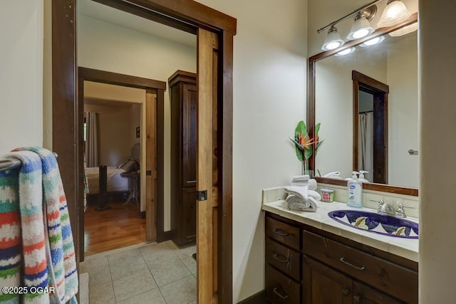 10640 Durango Ln, Carthage, MO 64836 - bathroom featuring vanity and tile patterned floors