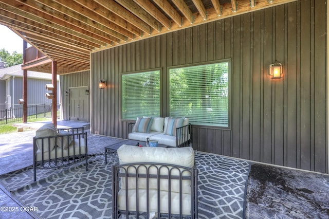 6133 Ridgeview Ct, Joplin, MO 64804 - view of patio with outdoor lounge area