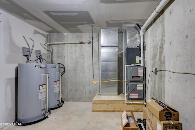 6133 Ridgeview Ct, Joplin, MO 64804 - utility room featuring water heater