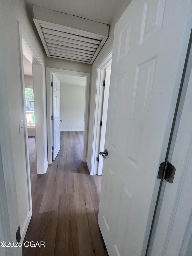 828 S Porter Ave, Joplin, MO 64801 - hallway with wood finished floors and baseboards