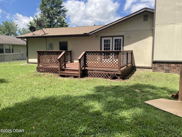 1617 Massachusetts Ave, Joplin, MO 64804 - rear view of property featuring a wooden deck