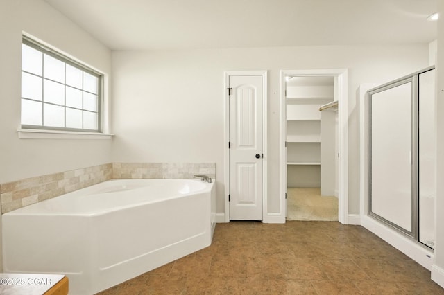 305 Dogwood Trails Loop, Carl Junction, MO 64834 - full bathroom featuring a stall shower and a garden tub