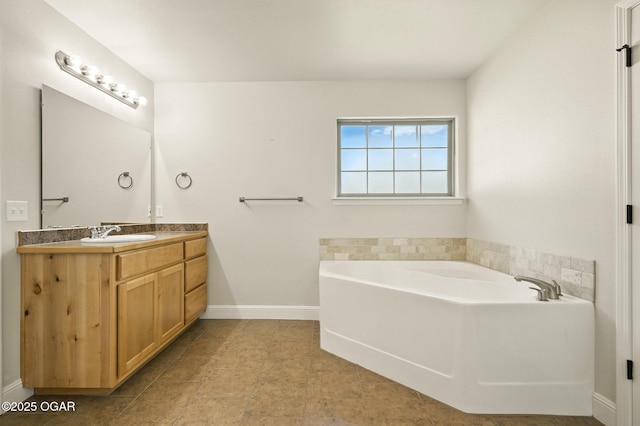 305 Dogwood Trails Loop, Carl Junction, MO 64834 - full bathroom with vanity, a bath, and tile patterned flooring