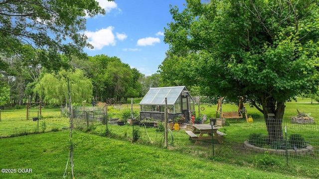 21974 S 1825th Rd, Milo, MO 64767 - view of yard with an exterior structure and an outbuilding