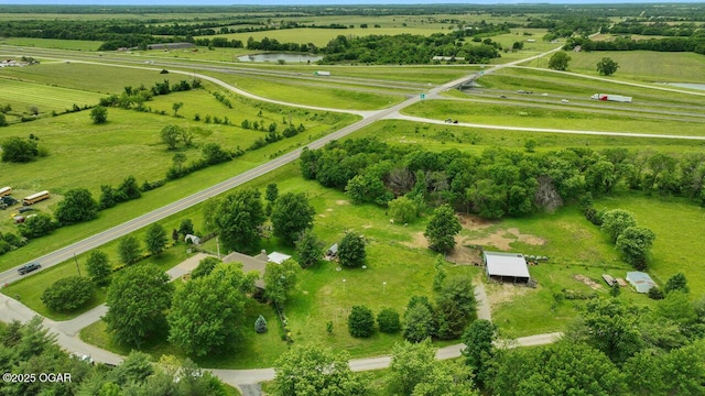 21974 S 1825th Rd, Milo, MO 64767 - overview of rural landscape with agricultural land