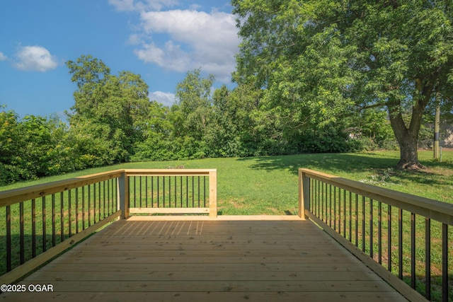 303 Water St, Exeter, MO 65647 - deck featuring a yard