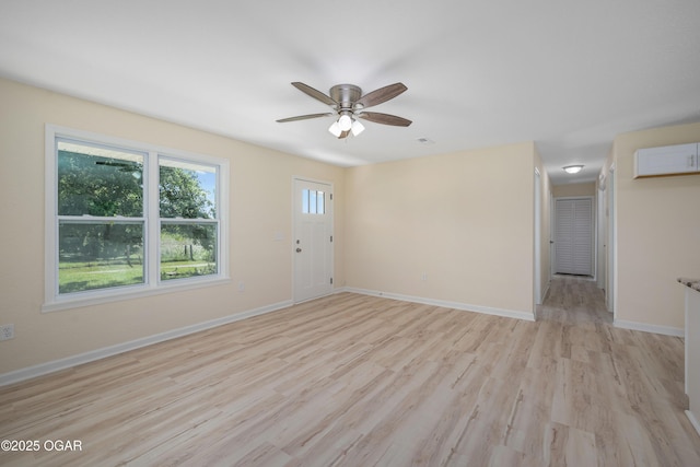303 Water St, Exeter, MO 65647 - spare room featuring light wood-type flooring and ceiling fan