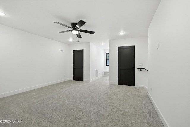4308 Par Ln, Joplin, MO 64804 - spare room with carpet, ceiling fan, and recessed lighting