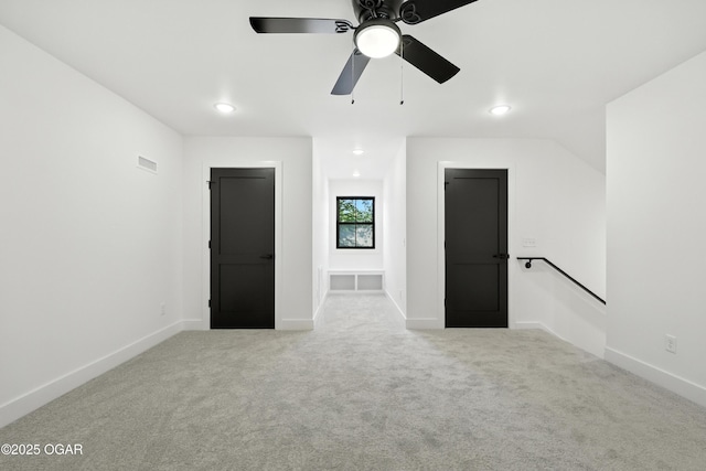 4308 Par Ln, Joplin, MO 64804 - unfurnished bedroom featuring carpet flooring, recessed lighting, and a ceiling fan