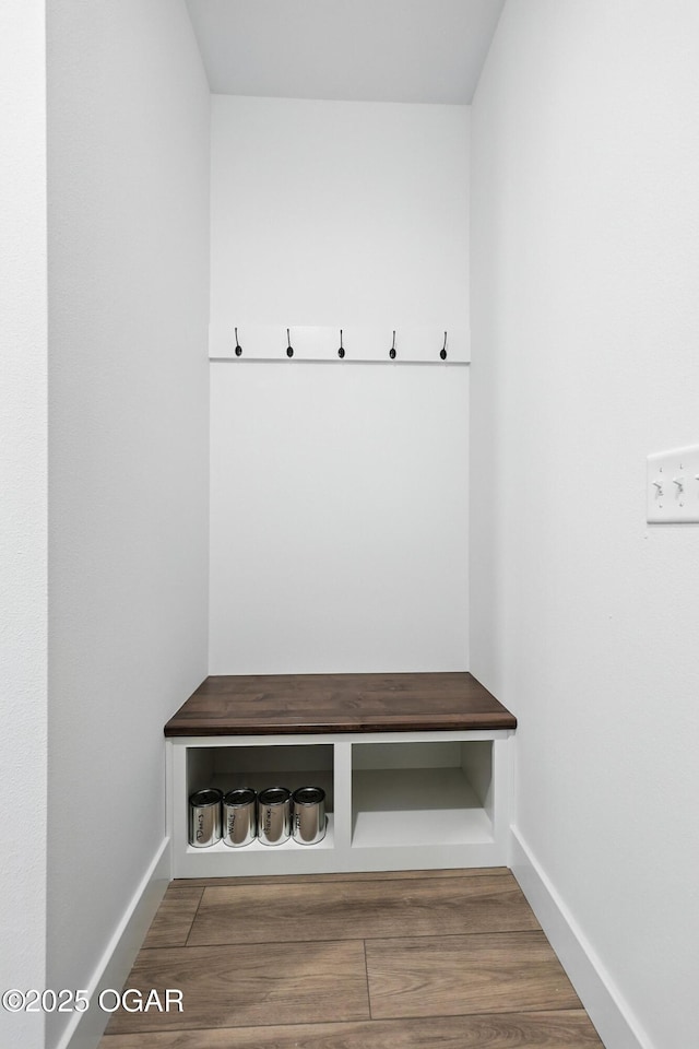 4308 Par Ln, Joplin, MO 64804 - mudroom with baseboards and wood finished floors