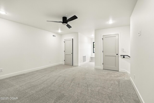 4402 Par Ln, Joplin, MO 64804 - unfurnished bedroom with light carpet and ceiling fan
