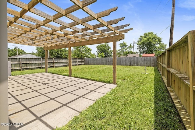 2329 S Willard Ave, Joplin, MO 64804 - fenced backyard with a pergola and a patio