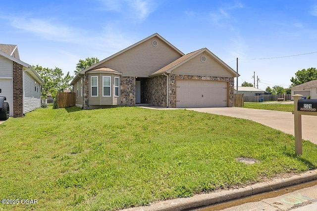 2329 S Willard Ave, Joplin, MO 64804 - view of front of house with a garage and concrete driveway