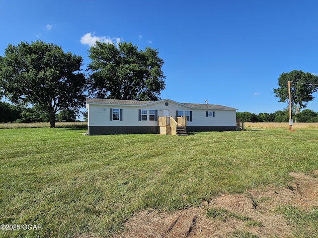205 College St, Stark City, MO 64866 - view of front facade with a front yard