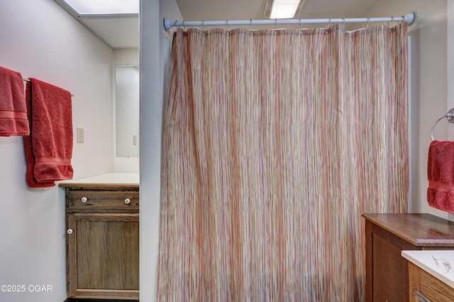 204 Split Rail Dr, Joplin, MO 64801 - bathroom with vanity and curtained shower