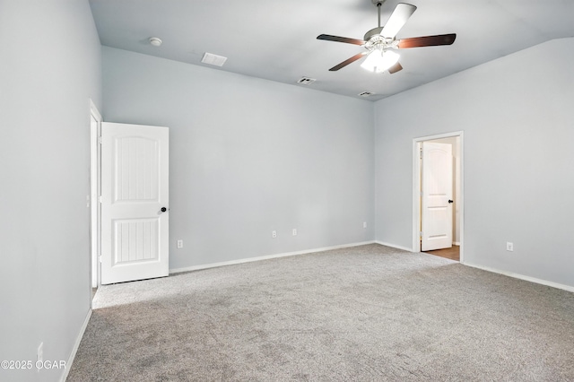 305 Anita Dr, Carl Junction, MO 64834 - spare room featuring carpet flooring and ceiling fan