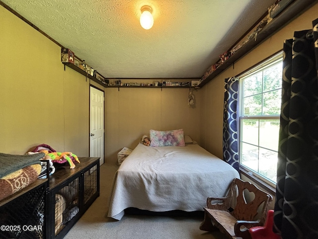 7575AND 7627 Amarillo Ln, Seneca, MO 64865 - carpeted bedroom with a textured ceiling