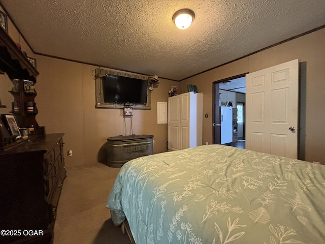 7575AND 7627 Amarillo Ln, Seneca, MO 64865 - carpeted bedroom featuring a textured ceiling
