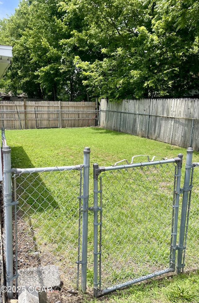 721 W Chestnut, Carthage, MO 64836 - fenced backyard with a gate