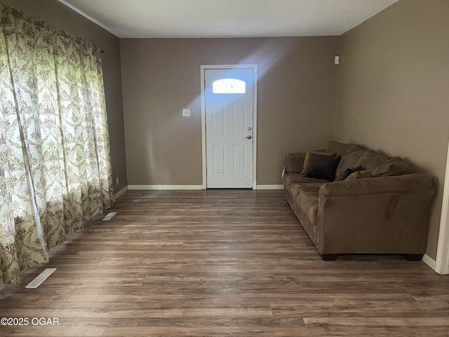 1701 S Kenser Rd, Joplin, MO 64801 - foyer entrance with dark wood-type flooring