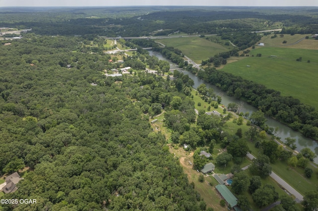 1021 Glendale Rd, Joplin, MO 64804 - aerial view of property and surrounding area with a nearby body of water and rural landscape