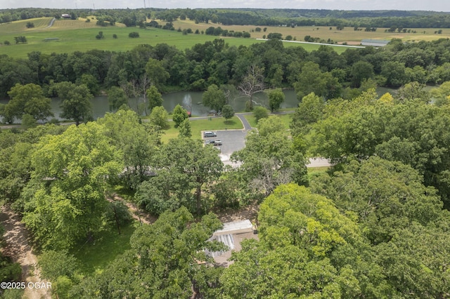 1021 Glendale Rd, Joplin, MO 64804 - aerial overview of property's location featuring a nearby body of water and rural landscape