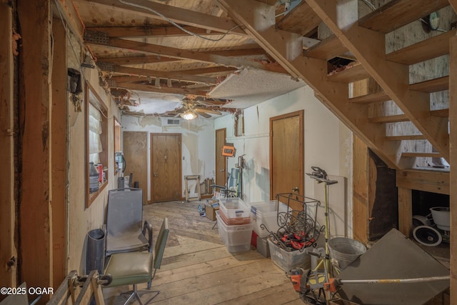 1021 Glendale Rd, Joplin, MO 64804 - basement with light wood-type flooring