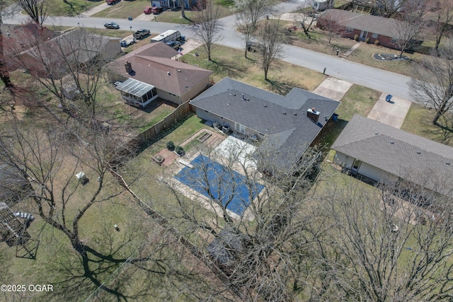 3701 College View Dr, Joplin, MO 64801 - view from above of property with a pool area