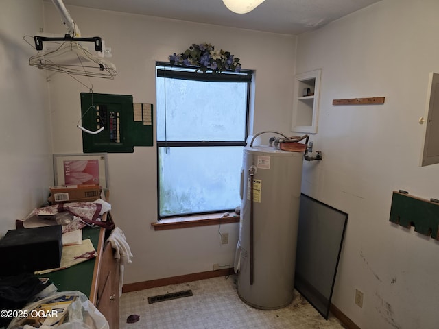 2698 State Highway Yy, Shell Knob, MO 65747 - laundry area with electric water heater and electric panel