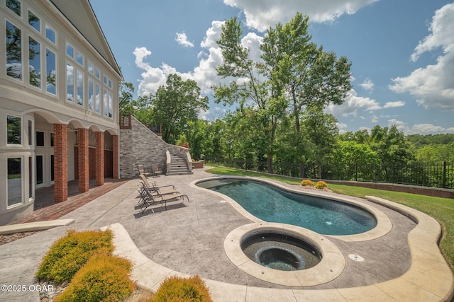 1126 Carrington Ter, Joplin, MO 64804 - view of pool featuring stairs and a patio area