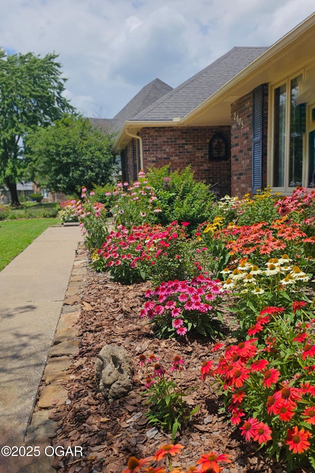 2005 Laura Ln, Joplin, MO 64801 - view of property exterior featuring brick siding and roof with shingles