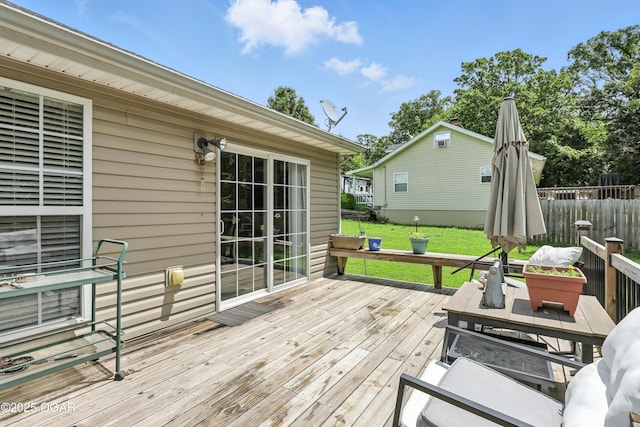 302 E 44th St, Joplin, MO 64804 - view of wooden deck