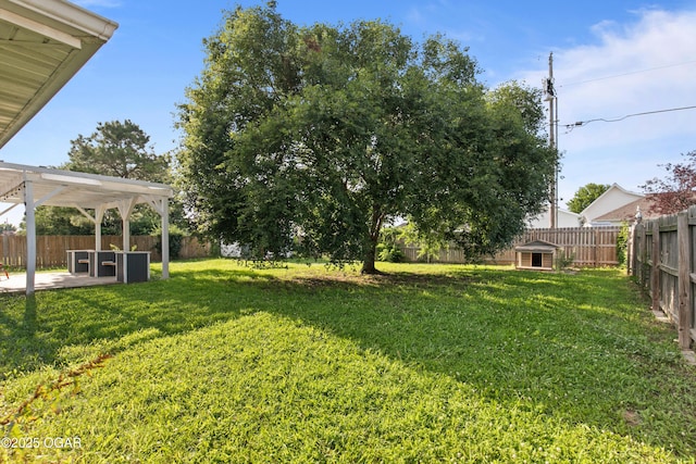 119 Jared Blvd, Webb City, MO 64870 - fenced backyard featuring a patio area