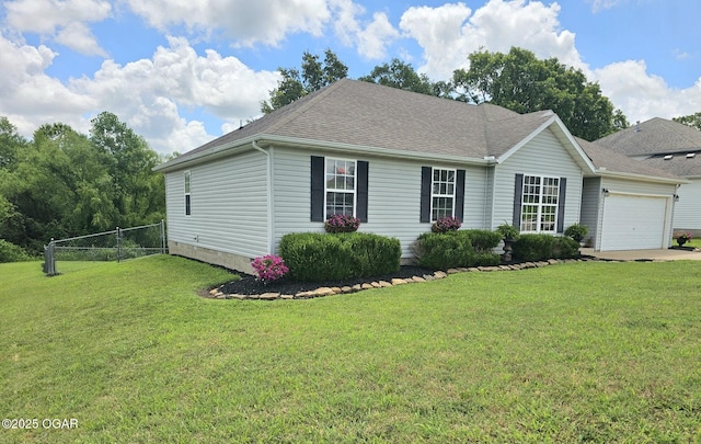 2813 Heartland Ave, Joplin, MO 64804 - view of front of house with a garage and a shingled roof