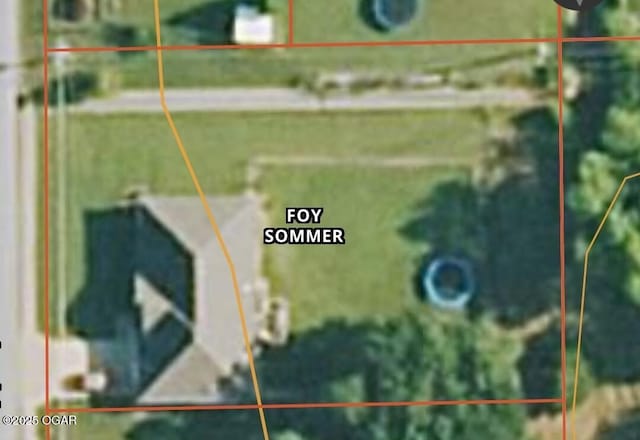2813 Heartland Ave, Joplin, MO 64804 - aerial map of property and surrounding area featuring property parcel outlined