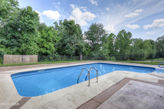 3510 Notting Hill Cir, Joplin, MO 64804 - view of pool with a patio and view of wooded area