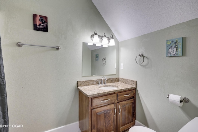 3510 Notting Hill Cir, Joplin, MO 64804 - bathroom with vaulted ceiling and vanity