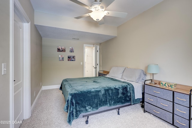 3510 Notting Hill Cir, Joplin, MO 64804 - carpeted bedroom with baseboards and a ceiling fan