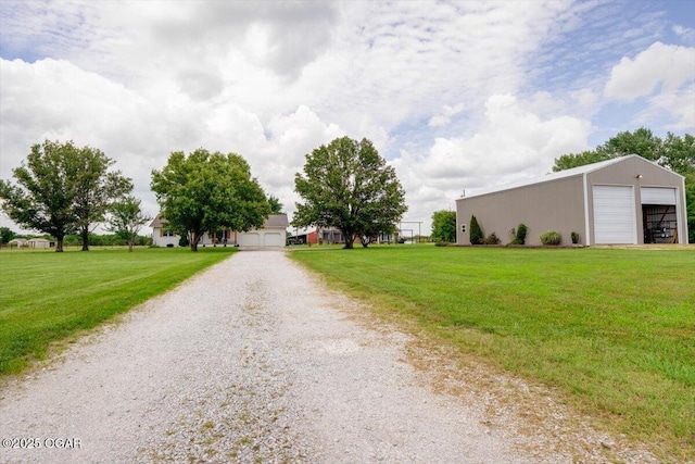 11284 Norway Rd, Neosho, MO 64850 - view of dirt / gravel road featuring a pole building