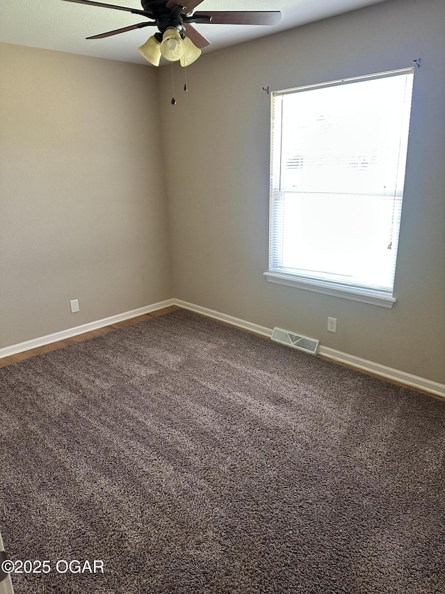 2223 Texas Ave, Joplin, MO 64804 - carpeted empty room featuring ceiling fan and baseboards