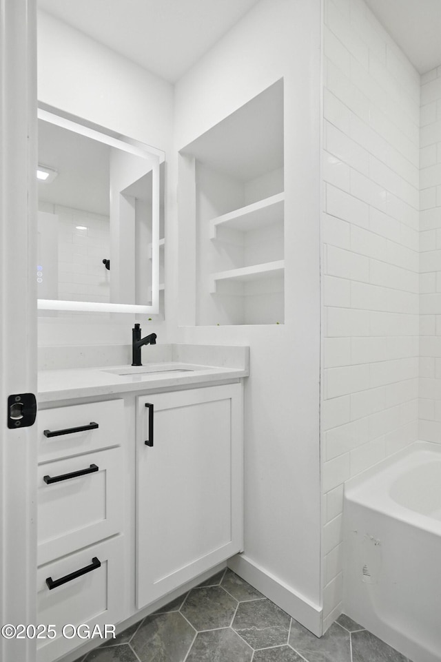 12807 Larissa Ln, Neosho, MO 64850 - bathroom with vanity and tile patterned floors