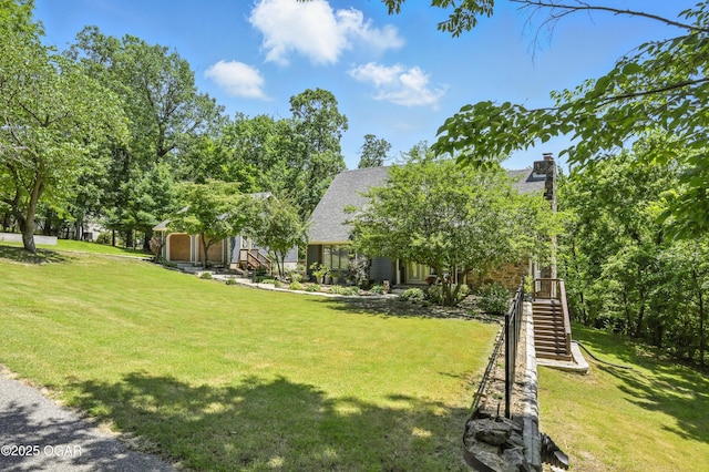 3310 Tana St, Joplin, MO 64804 - view of green lawn with stairway