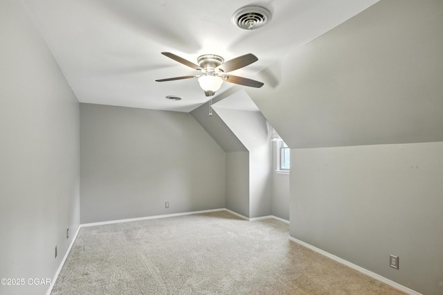 3310 Tana St, Joplin, MO 64804 - bonus room with carpet, a ceiling fan, and vaulted ceiling