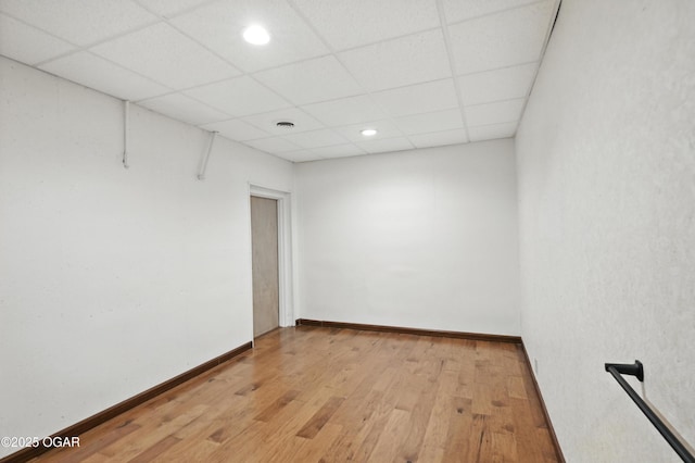 3310 Tana St, Joplin, MO 64804 - spare room featuring light wood-style flooring and a drop ceiling