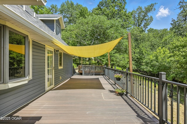 3310 Tana St, Joplin, MO 64804 - view of wooden deck