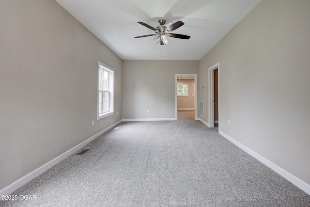 1908 S Picher, Joplin, MO 64804 - carpeted spare room with ceiling fan and baseboards