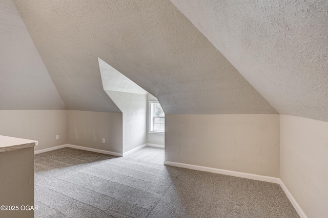 1908 S Picher, Joplin, MO 64804 - bonus room featuring a textured ceiling, carpet floors, and lofted ceiling