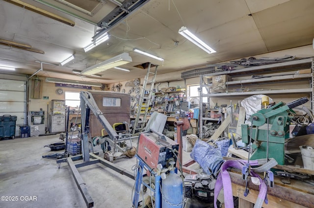 23841 Jaguar Rd, Oronogo, MO 64855 - garage with a workshop area