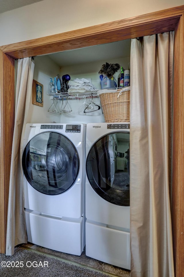 23841 Jaguar Rd, Oronogo, MO 64855 - laundry area with separate washer and dryer